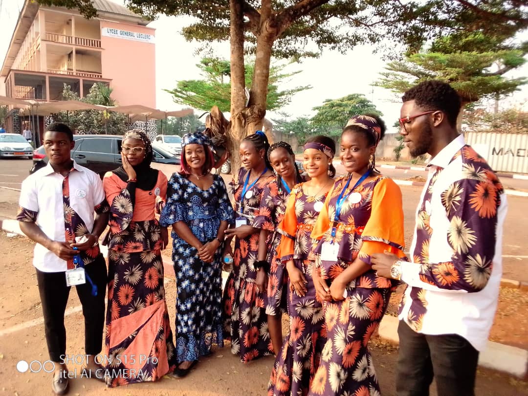 Young PICHNET participants gathered outside in coordinated event attire.