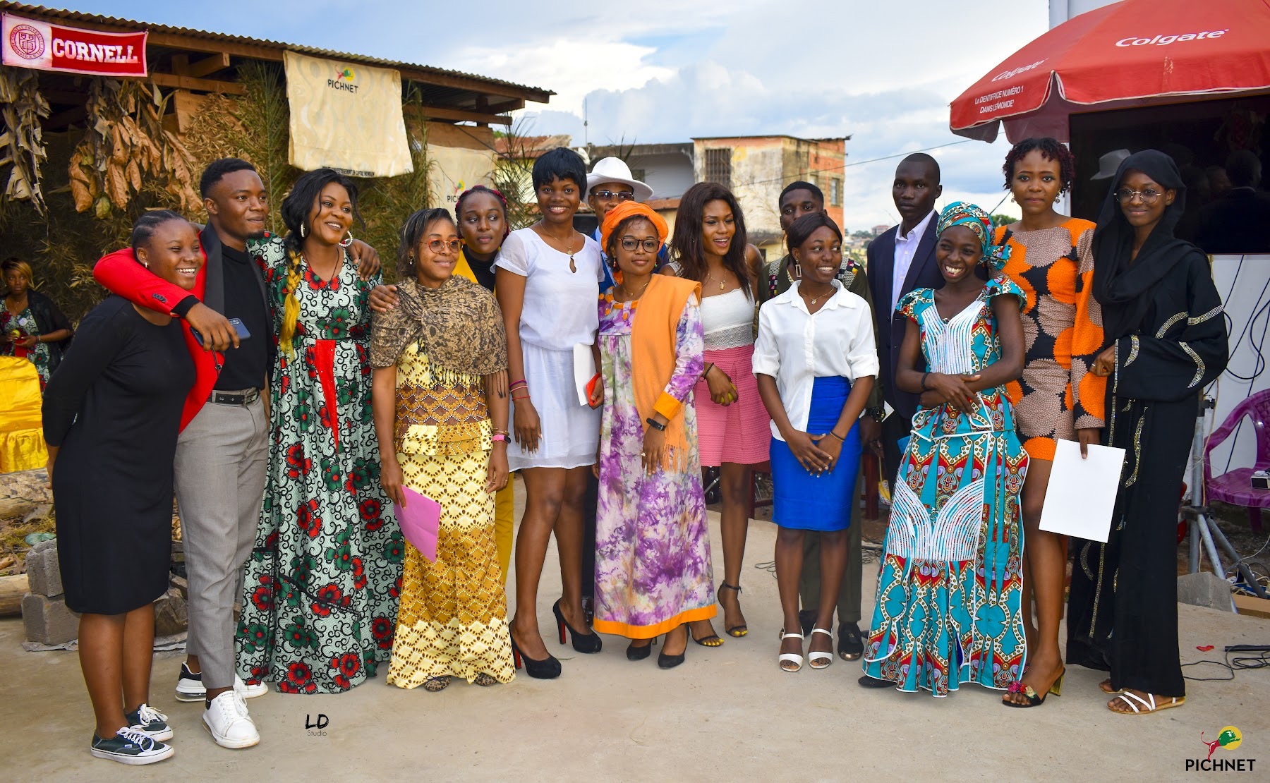 A PICHNET program group standing together for a portrait.